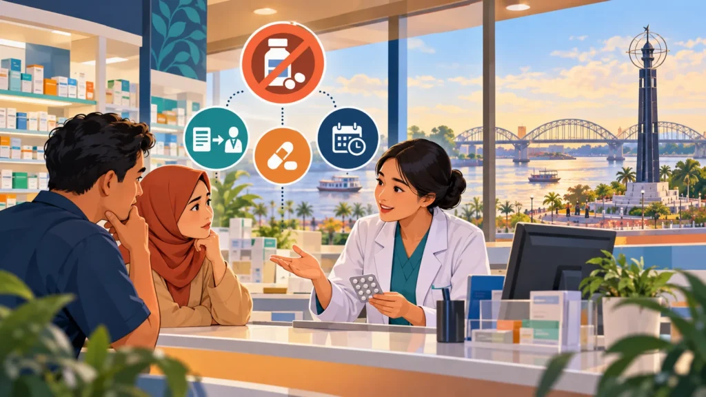 Ilustrasi langkah aman saat obat PRB belum tersedia