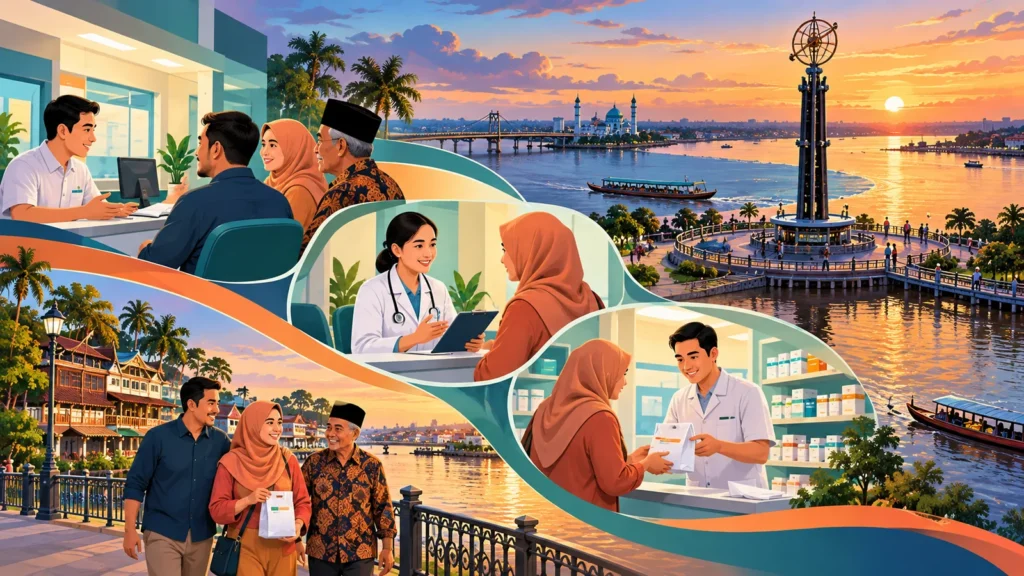 Ilustrasi alur informasi JKN dan Program Rujuk Balik di Pontianak